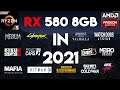 RX 580 8GB Test in 20 Games in 2021