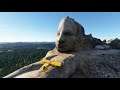Extreme Landing at Crazy Horse Memorial (South Dakota, USA) in Microsoft Flight Simulator 2020