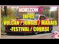 Forza Horizon 5 : INFOS : Festival / VOLCAN / JUNGLE / MARAIS !