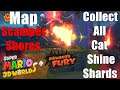 How To Collect All Cat Shine Shards Map Scamper Shores In Super Mario 3D World + Bowser’s Fury