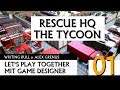 Let's Play: Rescue HQ The Tycoon (01) mit Entwickler! [Deutsch]