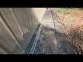 Time lapse: Trench drain install