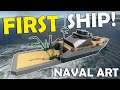 Building My FIRST WAR SHIP! - First Look - Naval Art