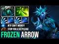 Crazy Agility Queen Drow Ranger Frozen Arrow + Eye of Skadi Ultra Slow Noone Escape 7.27 Dota 2