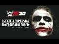 Creating Joker (Heath Ledger) character in WWE2K20 - TimeLapse
