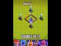 🤔😮Lets see yeti can won | max yeti vs max hidden tesla | clash of clan | #shorts #cocshorts