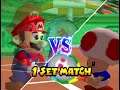 Mario Tennis 64 Flower Cup Doubles - Toad and Peach