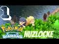 Pokemon Brilliant Diamond Nuzlocke Episode 1: A New Adventure (Switch) (Commentary)