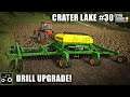 Sowing Soybeans With The New Seed Drill, Crater Lake #30 Farming Simulator 19 Timelapse