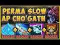 THERE'S NO DODGING THESE SLOWS! PERMA FREEZE CHO'GATH IS 100% UNFAIR! - League of Legends Gameplay