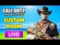 Call of Duty Mobile Custom Room Live | COD Mobile Private Match Battle Royale Gameplay