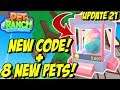 ๐พ PET RANCH SIMULATOR | *NEW* UPDATE 21| Tier 10 Egg - 8 New Pets + Shinies! and NEW CODE! ๐พ