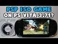 PSP ISO Game Running On 3.71 PS Vita!? Coming Soon?