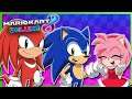 WHAT HAPPENED TO AMY?! Sonic & Friends Play Mario Kart 8 highlights