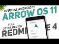 Arrow OS 11.0 Official Update For Redmi Note 4 | Android 11 | Full Detail Review