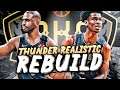 OKLAHOMA CITY THUNDER REALISTIC REBUILD! (NBA 2K20)