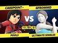 Smash Ultimate Tournament - Cakepoint~ (Mii Brawler) Vs. GFromMD (Wii Fit) - The Grind 76 SSBU Pools