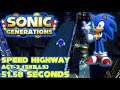 Sonic Generations Speed Highway Act 2 Speedrun 51.58 Seconds (Skills)
