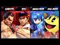 Super Smash Bros Ultimate Amiibo Fights – Kazuya & Co #287 Kazuya & Ryu Mega Man & Pac Man