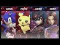 Super Smash Bros Ultimate Amiibo Fights – Request #14355 Sonic & Pichu vs Joker & Hero
