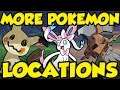 WILD EEVEELUTIONS - TYPE NULL - MIMIKYU LOCATION And MORE! Rare Pokemon Sword and Shield Locations