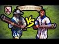 200 (Burgundians) Hand Cannoneers vs 165 Elite Janissaries (Total Resources) | AoE II: DE