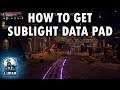 How To Get Sublight Data Pad: Weapons From The Void