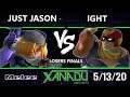 S@X 353 Onine Losers Finals - Just Jason (Sheik) Vs. ight (Captain Falcon) Smash Melee - SSBM