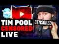 Tim Pool SHUT DOWN By Youtube! This Is A SCARY Precedent For Free Speech & Independent Youtubers