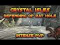 Defending Crystal Isles Op Rat Hole | Small Tribes Unofficial PvP - Intense PvP