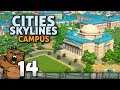 Demanda resolvida, bora crescer! | Cities Skylines: Campus #14 - Gameplay Português PT-BR