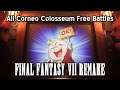 Final Fantasy VII Remake | All Corneo Colosseum Free Battles (PS4)