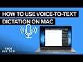 How To Dictate On Mac