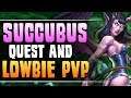 SUCCUBUS CLASS QUEST... and Lowbie GANKER PvP | WoW Classic Warlock Leveling [Cobrak]