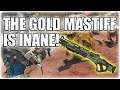 THE NEW GOLD MASTIFF IS ACTUALLY INSANE! New Mastiff Hop up Gameplay! - Apex Legends
