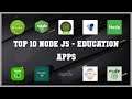 Top 10 Node Js Android Apps