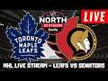 Toronto Maple Leafs vs Ottawa Senators Live | NHL 2021 Stream [Play By Play]