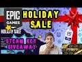+ Epic Games Holiday Sale 2020 + Epic Coupon Explained + Mystery Game + Double Steam Key Giveaway +