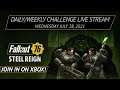 Fallout 76 -  Daily/Weekly Challenges Live Stream - July 28, 2021