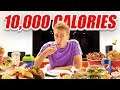 I ATTEMPTED TO EAT 10,000 CALORIES IN 24 HOURS (CHALLENGE)