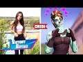 I Carried my Crush to a WIN on Fortnite