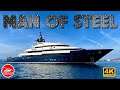 MAN OF STEEL Ex Steven Spielberg Yacht 4K