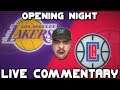 NBA Opening Night 2019 - Game 2: Lakers V Clippers - LIVE HANGOUT!!!