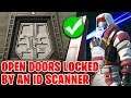 Open Doors Locked by an ID Scanner in different matches - Location Guide (Fortnite Brutus' Briefing)