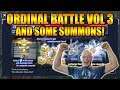 Ordinal Battle Vol. 3 and Some Summons! Sword Art Online Alicization Rising Steel