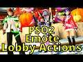 PSO2 641: [Crouch 2] Emote Lobby Action