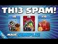 SUPER EASY TOWN HALL 13 ATTACK! TH13 Attack Strategy | Clash of Clans