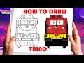 How To Draw Trino From Robocar Poli