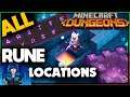 HOW TO UNLOCK THE SECRET LEVEL - ALL RUNE LOCATIONS! | Minecraft Dungeons |