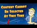 PS4 Error "Content Cannot Be Selected" Or "Content Cannot Be Selected At This Time"